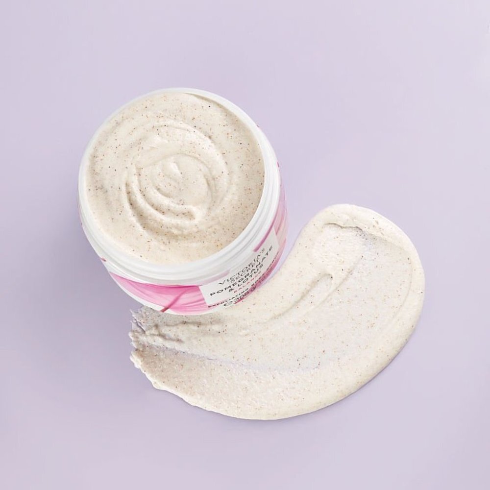 Victoria'a Secret Natural Beauty Exfoliating Body Scrub Pomegranate & Lotus - Picture 2 of 2